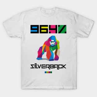 96.4% Silverback Geometric colour gym apparel T-Shirt